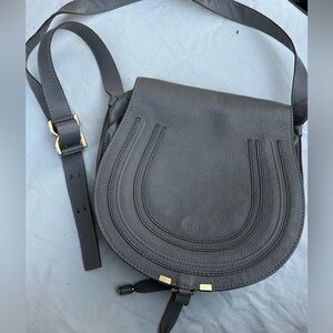Chloe - Marcie Medium Crossbody Bag in Grained Calfskin